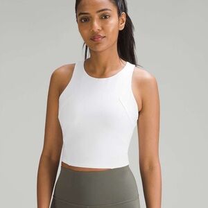 EUC Lululemon Wunder Train Racerback Tank Top | Sz 12 | White